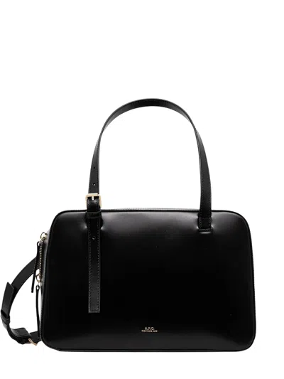 A.p.c. A. P.c. Virginie Box Bag In Black