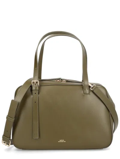 A.p.c. A. P.c. Virginie Box Bag In Brown