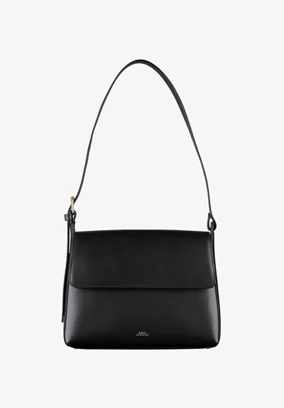 A.p.c. A. P.c. Virginie Flap Bag One Size Black