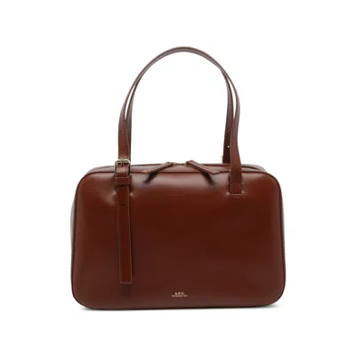 A.P.C. A. P.C. VIRGINNIE BOX ZIP SHOULDER BAG