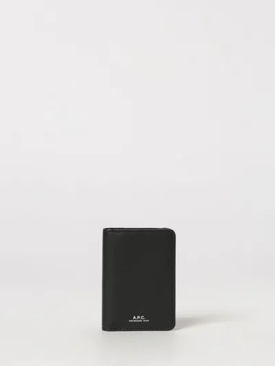 A.p.c. A. P.c. Wallet Men Color Black In 黑色