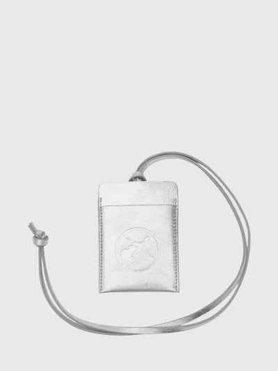 A.p.c. A. P.c. Wallet Men Color Silver In Blue