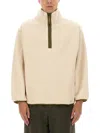 Apc Island Fleece Sweater With Contrast Detailing