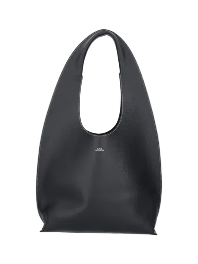 A.p.c. A. P.c. Women's 100% Cow Leather Mini Bag In Black