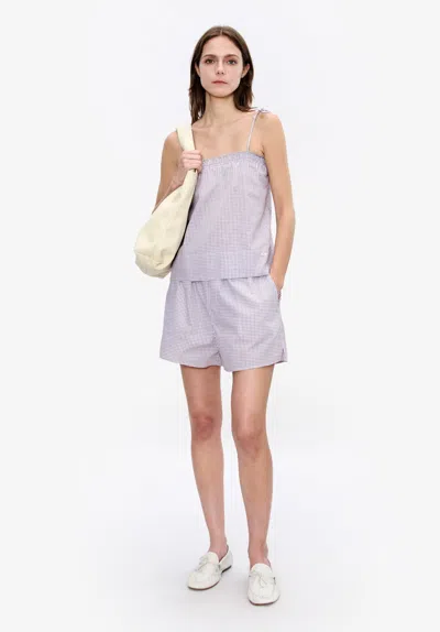 Apc A. P.c. Women's Ava Shorts Size: 42 In Dark Chestnut Brown In Pink