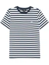A.p.c. A. P.c. Regular Fit Striped T-shirt In Multi