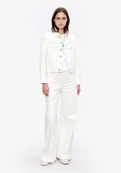 Apc A. P.c. Women's Dion Jacket Size: 42 In White