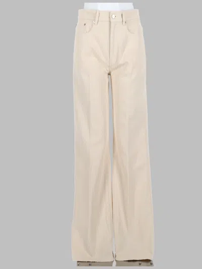 A.p.c. A. P.c. Women's Domino Straight-leg Jeans In 100% Recycled Cotton In Ivory
