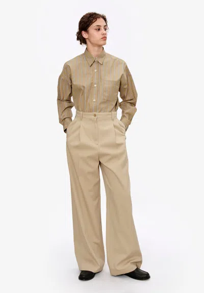 Apc A. P.c. Women's Ginny Pants Size: 42 In Beige In Neutral