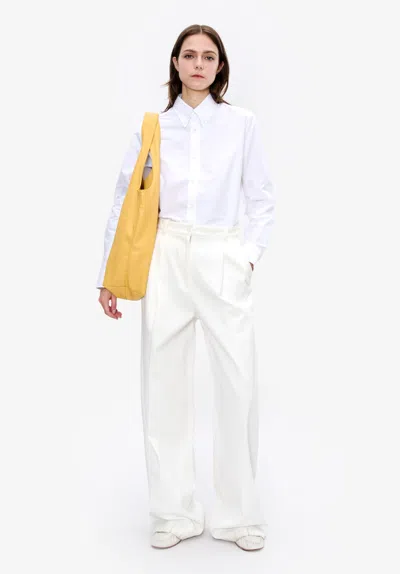 A.p.c. A. P.c. Women's Ginny Trousers Size: 42 In White