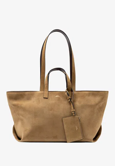 Apc A. P.c. Women's Le Drummer Bag One Size In Beige In Brown
