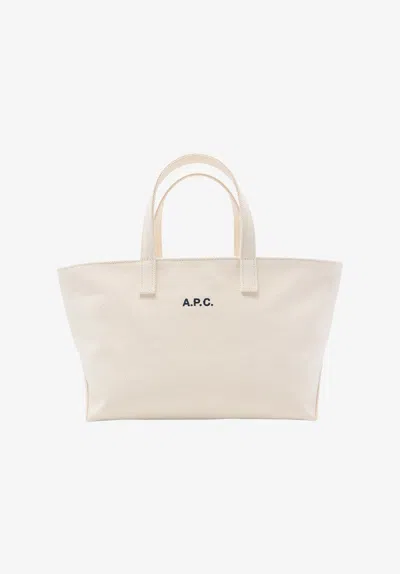 Apc A. P.c. Women's Le Drummer Toile Small Bag One Size In Ecru In Sand