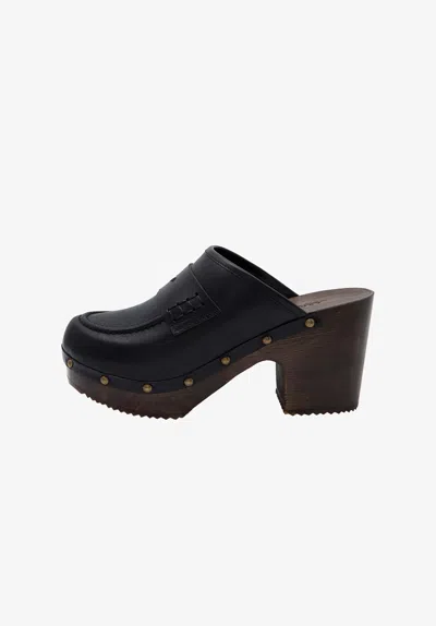 Apc A. P.c. Women's Les Sabots Size: Eu41-w11 In Black