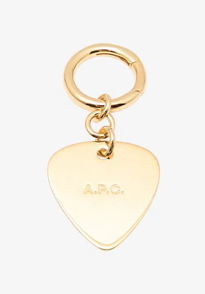 Apc A. P.c. Women's Mediator Key Ring One Size In Goldtone