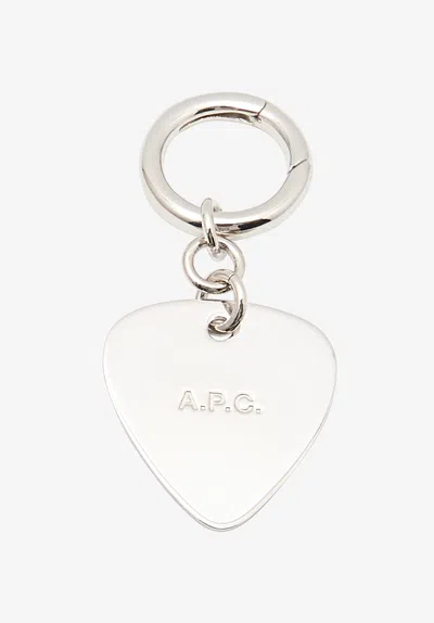 Apc A. P.c. Women's Mediator Key Ring One Size In Silvertone