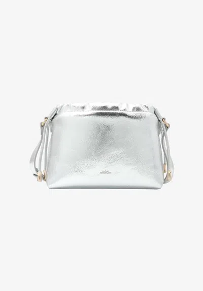Apc A. P.c. Women's Ninon Mini Bag One Size In Silvertone