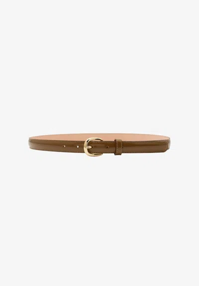 Apc A. P.c. Women's Rosette Belt Size: Us 4-6 In Earth Brown