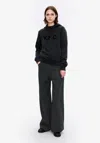 Apc A. P.c. Women's Standard Grand Vpc Hoodie Size: Medium In Black / Black In Black