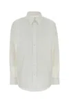 A.p.c. White Regular Solid Shirt In White