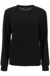 Apc Solid Color Philo Wool Crew-neck Sweater In Black