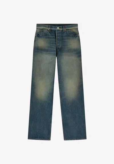 A.p.c. A. P.c. X Brain Dead Type 00 Selvedge Denim Pants 26 Blue