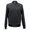 Apc A. P.c. X Louis W. Plaid Zipped Bomber Jacket In Black Cotton In Gray