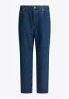 Apc Aaron Straight-leg Jeans In Blue