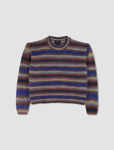 Apc Abby Sweater In Blue