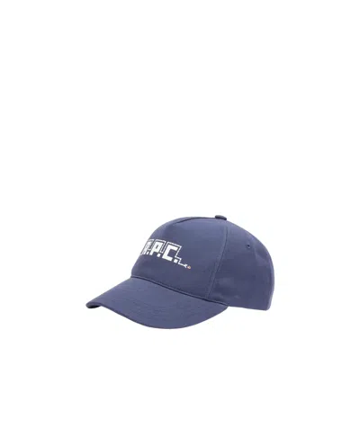 A.p.c. Adjustable Baseball Cap In Blue