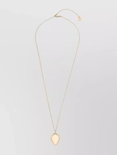Apc Adjustable Pendant Chain Necklace With Gold Finish