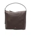 Apc A.p.c. Vera Leather Shoulder Bag In Brown
