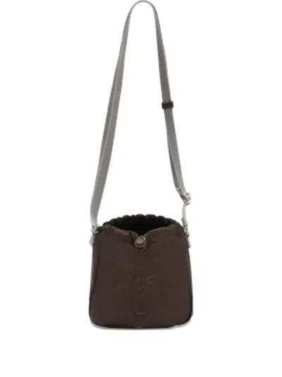 Apc Adjustable Strap Backstage Crossbody In Brown