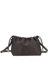 Apc Adjustable-strap Drawstring Shoulder Bag In Brown