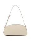 Apc Adjustable-strap Half-moon Shoulder Bag In Neutral