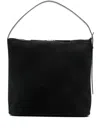 Apc Adjustable-strap Zip Shoulder Bag In Black