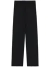 Apc Aero Pleat-detail Straight-leg Trousers In Schwarz