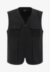 A.p.c. A. P.c. Alban Sleeveless Jacket M Black