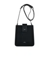 Apc Albane Foil-print Satchel In Black