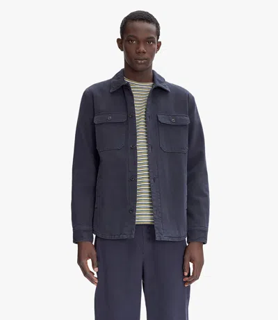 Apc Alessio Jacket Xl Iak In Iak - Dark Navy Blue