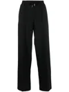 Apc Drawstring-fastening Trousers In Black
