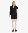 Apc Aliénor Dress M Black In Black