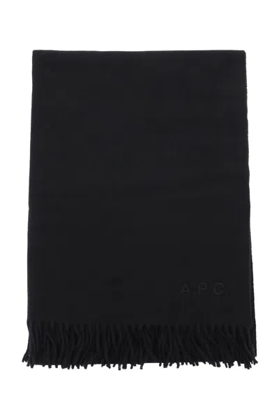 Apc Alix Scarf - Wool - Black