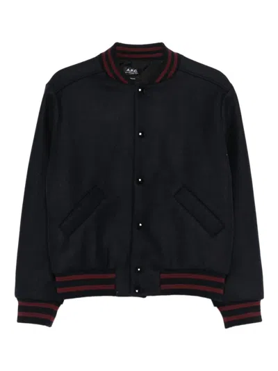 Apc A.p.c. Alizee Varsity Jacket Clothing In Blue