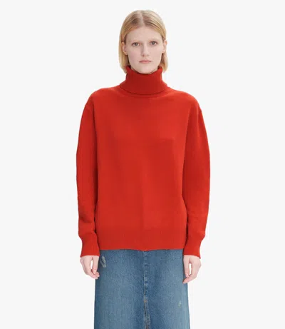 Apc Alma Sweater Xl Vermilion Red
