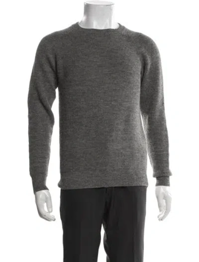 Pre-owned A.p.c. Alpaca Crew Neck Pullover In Grey