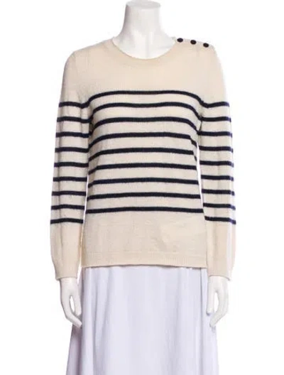 Pre-owned Apc Alpaca Striped Sweater In Neutral
