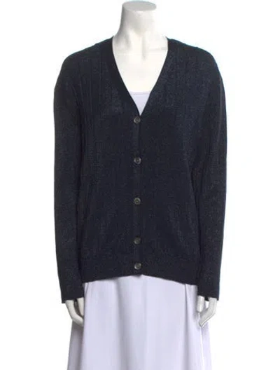 Pre-owned Apc Alpaca V-neck Sweater