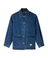 Apc Alys Denim Coat In Blue