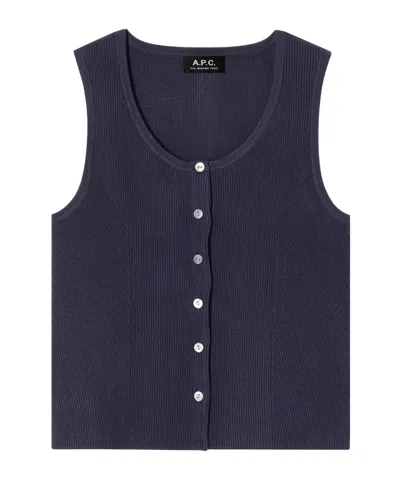 Apc Ambre Tank Top In Black