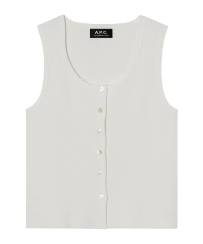 Apc Ambre Tank Top In White